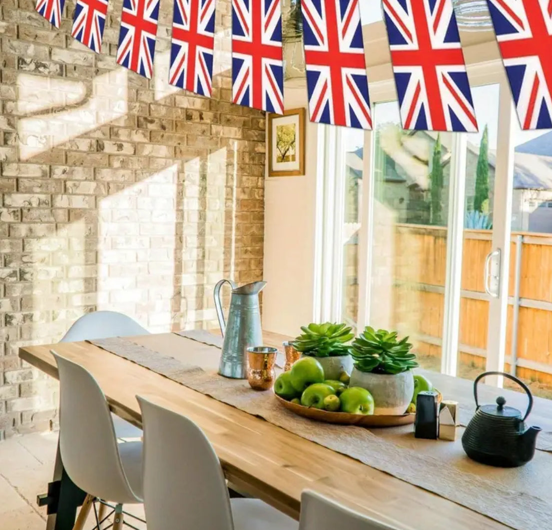 United Kingdom UK Country Bunting Flags – 12m String (32 Flags) for Events & Celebrations