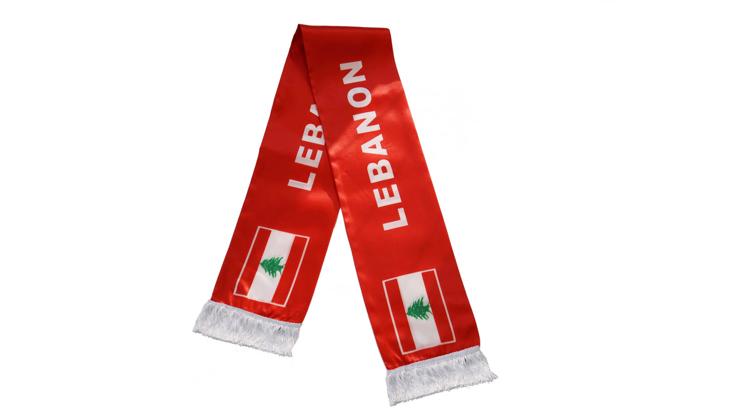 Lebanon scarf Satin Double Sided 145 X 15 cm #2