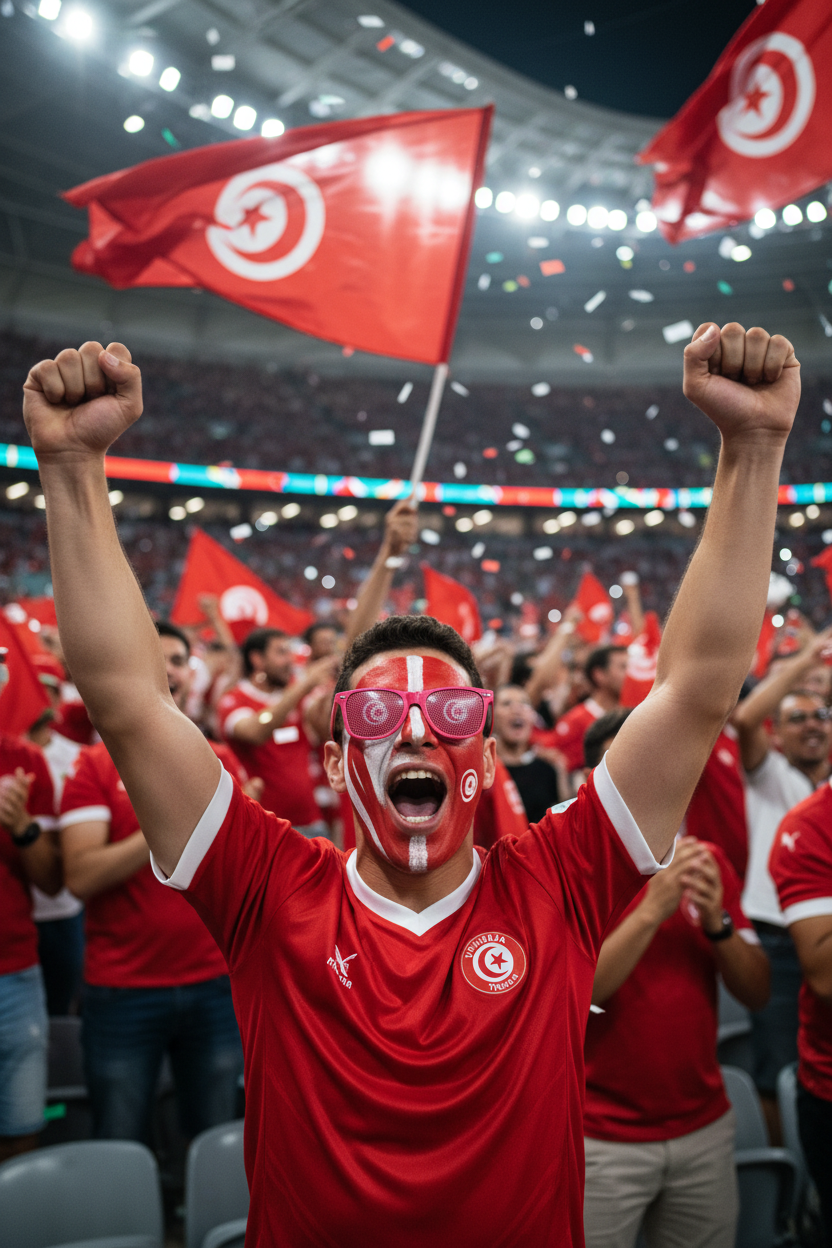 Tunisia Fan Glasses