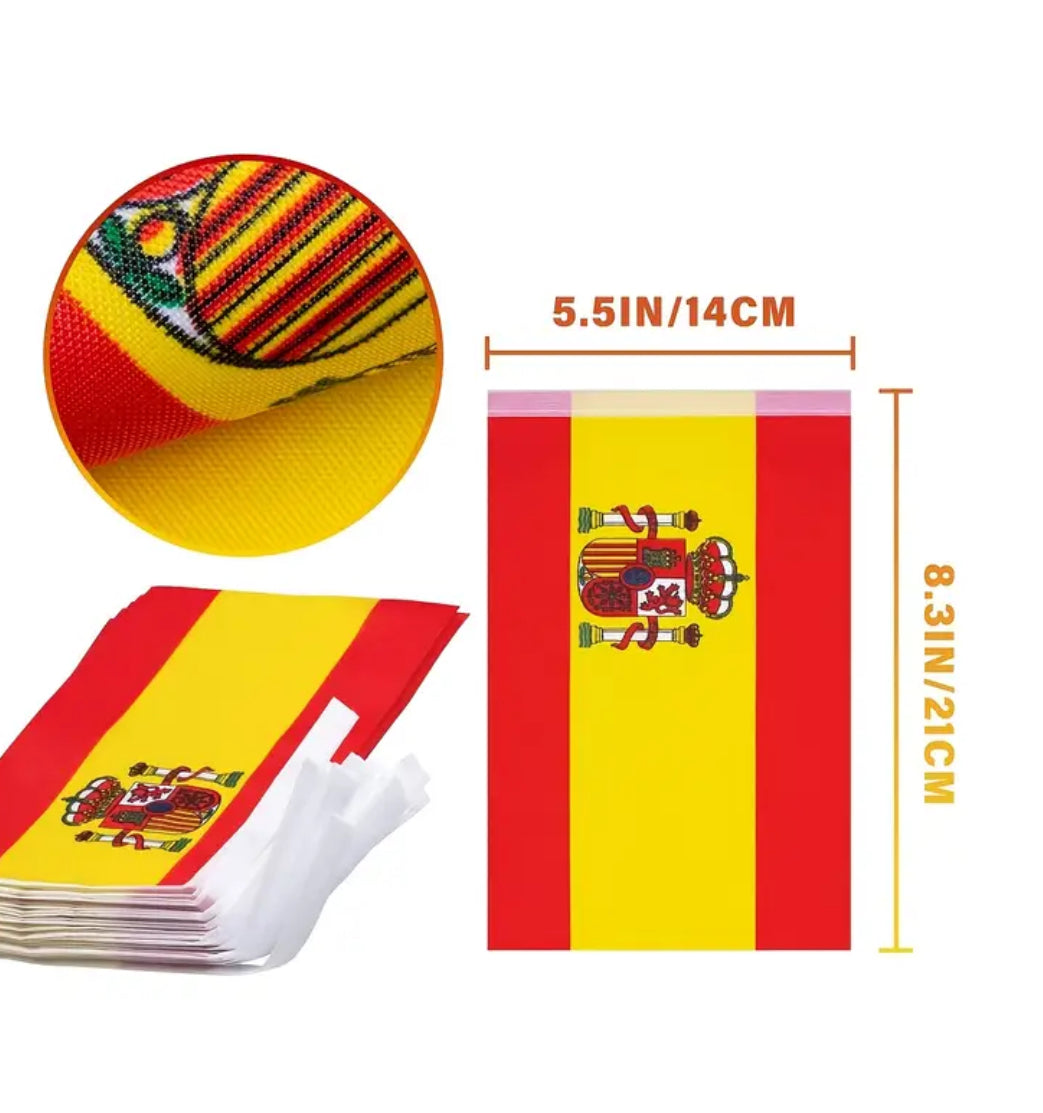 Spain Country Bunting Flags – 12m String (32 Flags) for Events & Celebrations