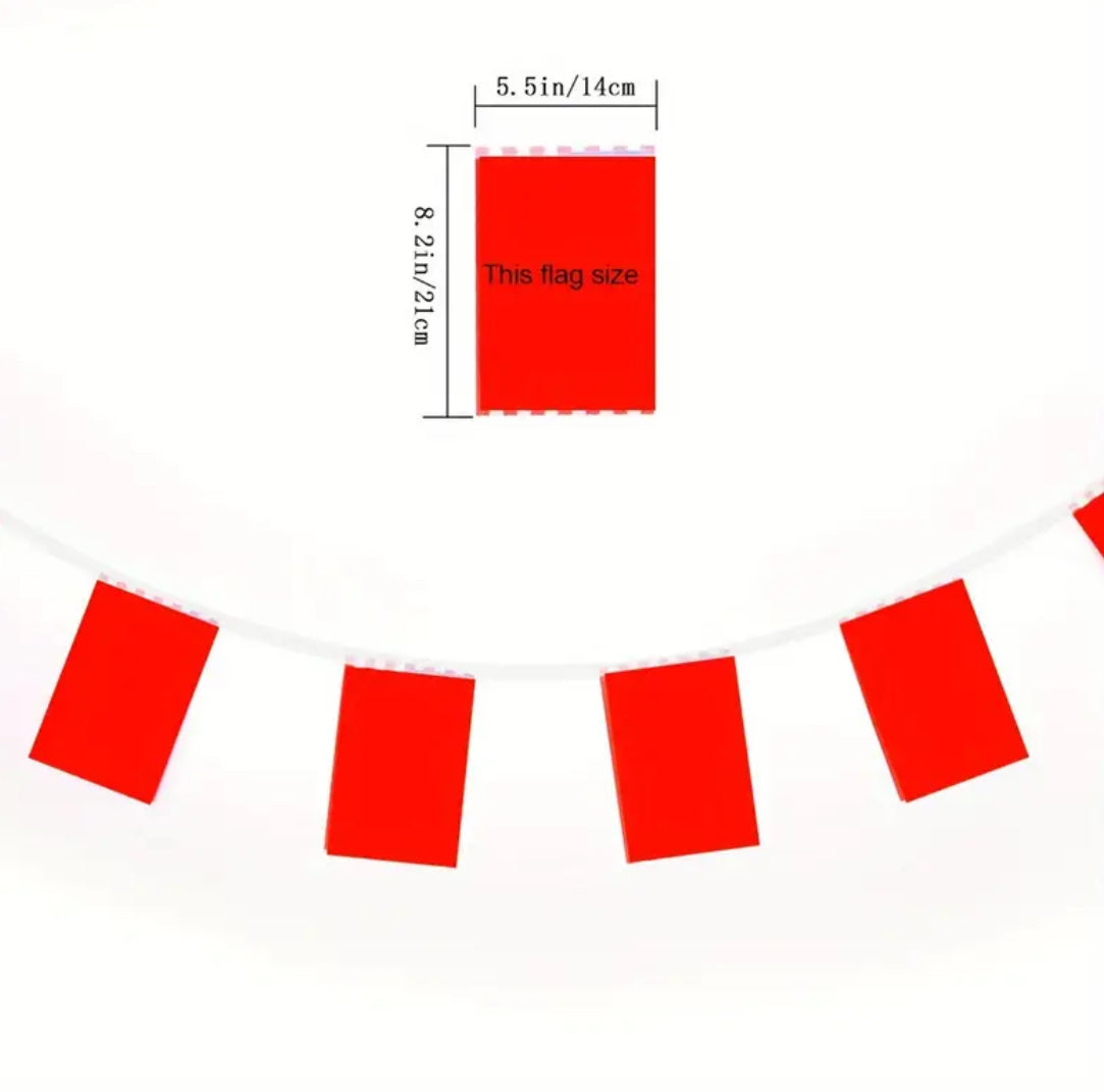 Ksa Saudi Arabia Country Bunting Flags – 12m String (32 Flags) for Events & Celebrations