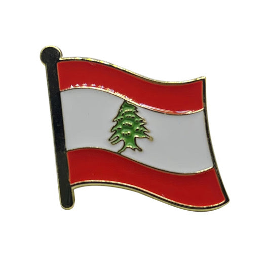 Lebanon Pins 2.5 cm / 1 in X 2.5 cm / 1 in