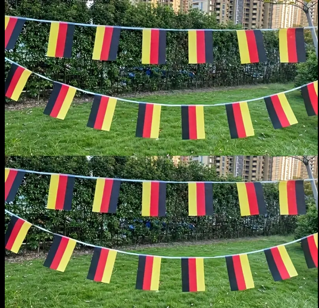 Germany Country Bunting Flags – 12m String (32 Flags) for Events & Celebrations
