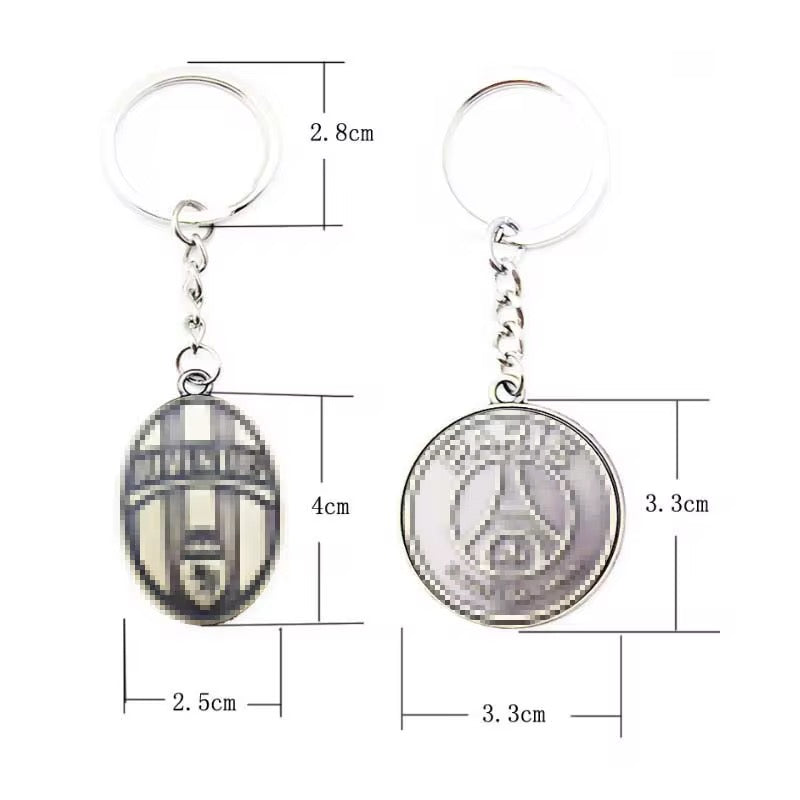Manchester City Premium Engraved Alloy Keychain (colored / brass)