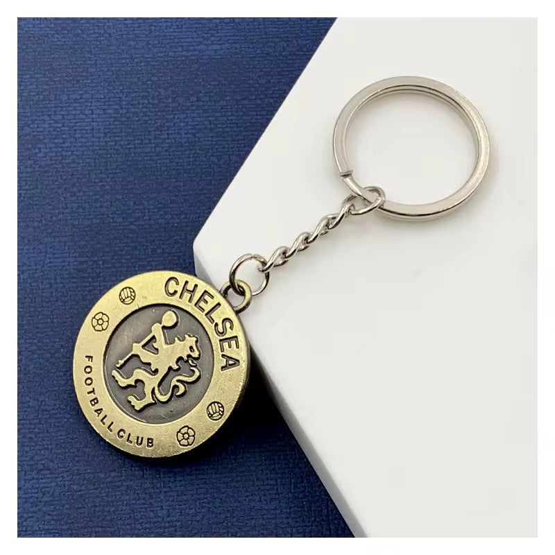 Chelsea Premium Engraved Alloy Keychain (colored / brass)