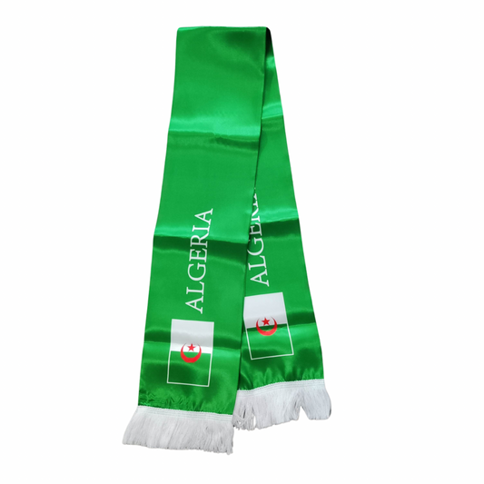 Algeria Scarf Double sided Satin 145X15 cm