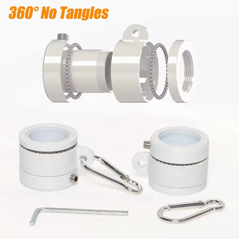 Flag Pole Sliced 2 meters 5 pieces with rotating 360 no tangles - Flag Stick