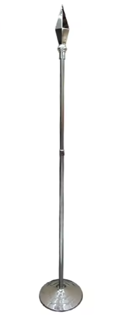 SPEAR Conference Flag Pole with SPEAR Head (Top) + 36 cm Round Base + 3 M adjustable Pole (POLE ONLY)