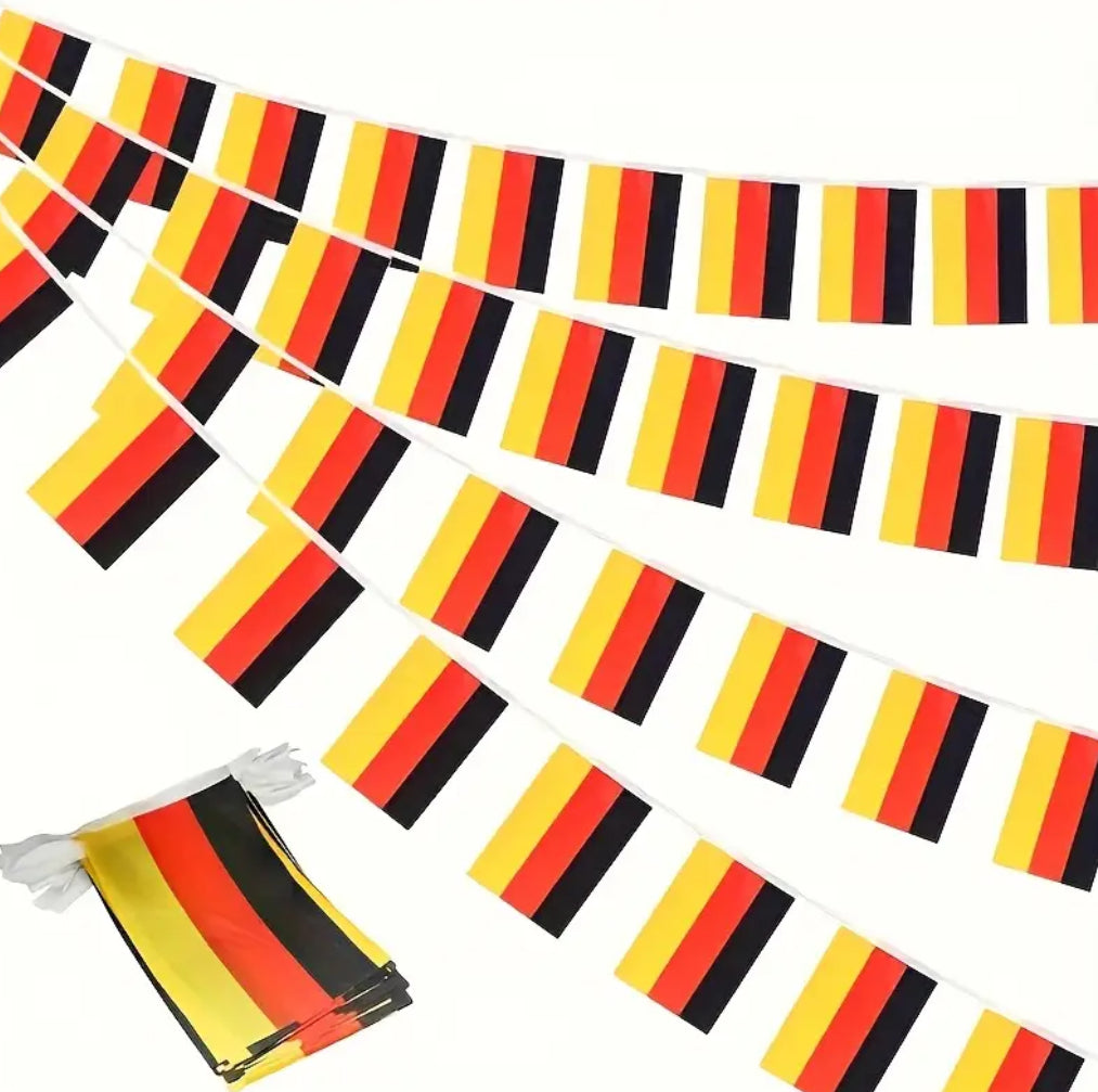 Germany Country Bunting Flags – 12m String (32 Flags) for Events & Celebrations
