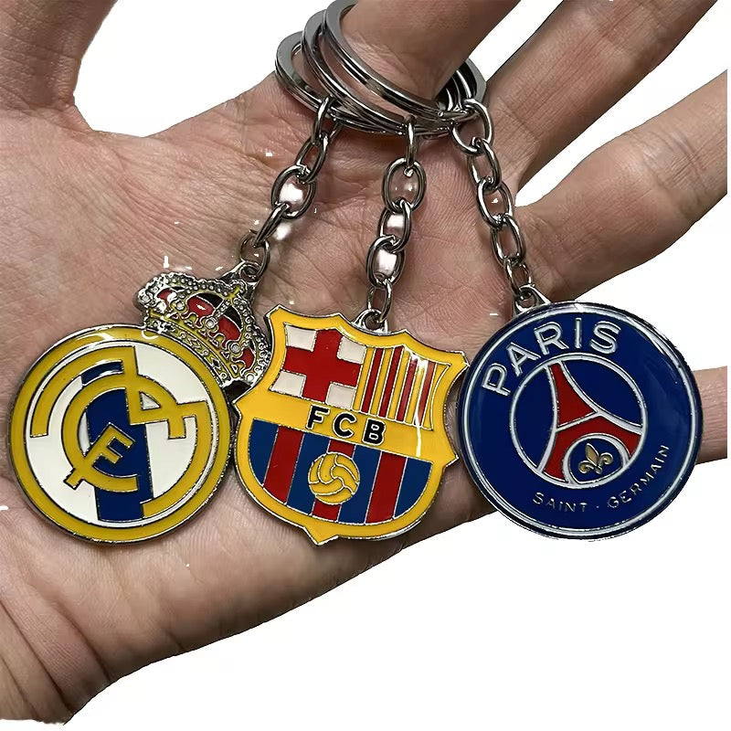Real Madrid Premium Engraved Alloy Keychain (colored / brass)