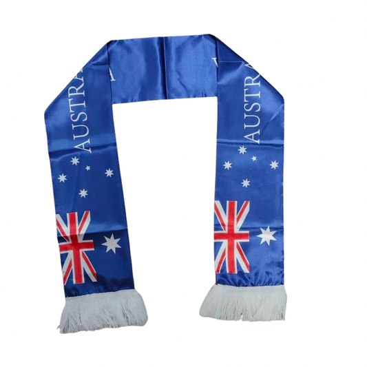 Australia Scarf Double sided Satin 145 X 15 cm