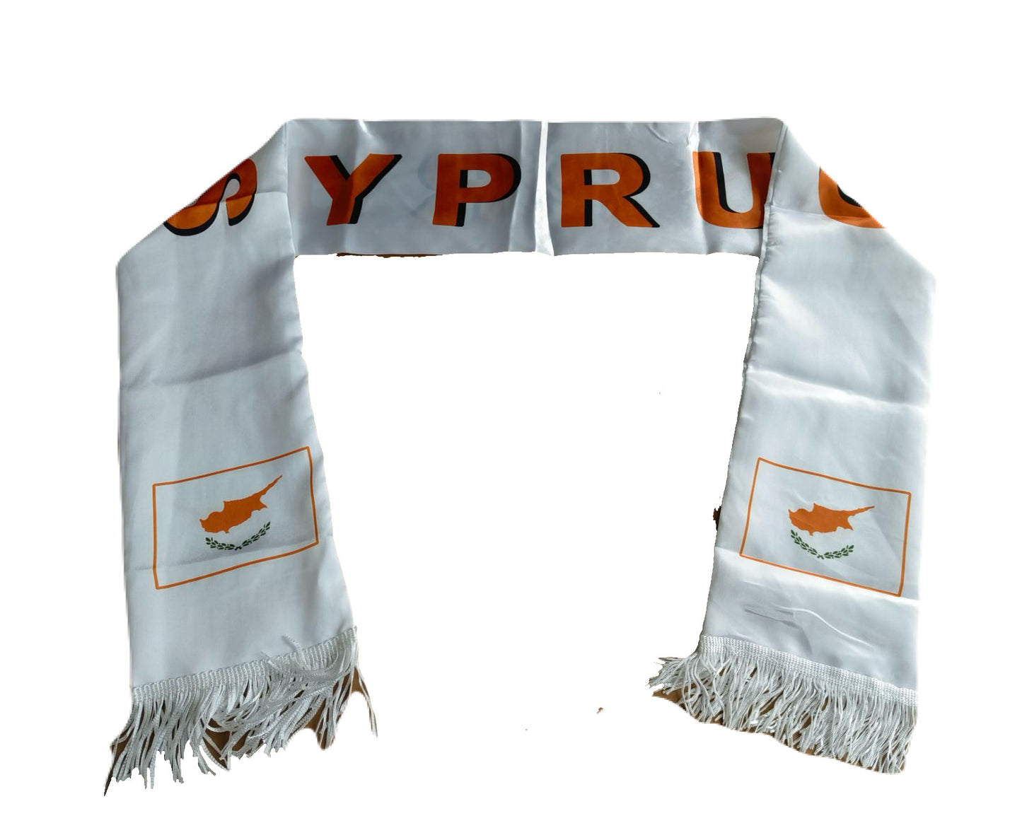 Cyprus Scarf Double Sided Satin 145 x 15 cm