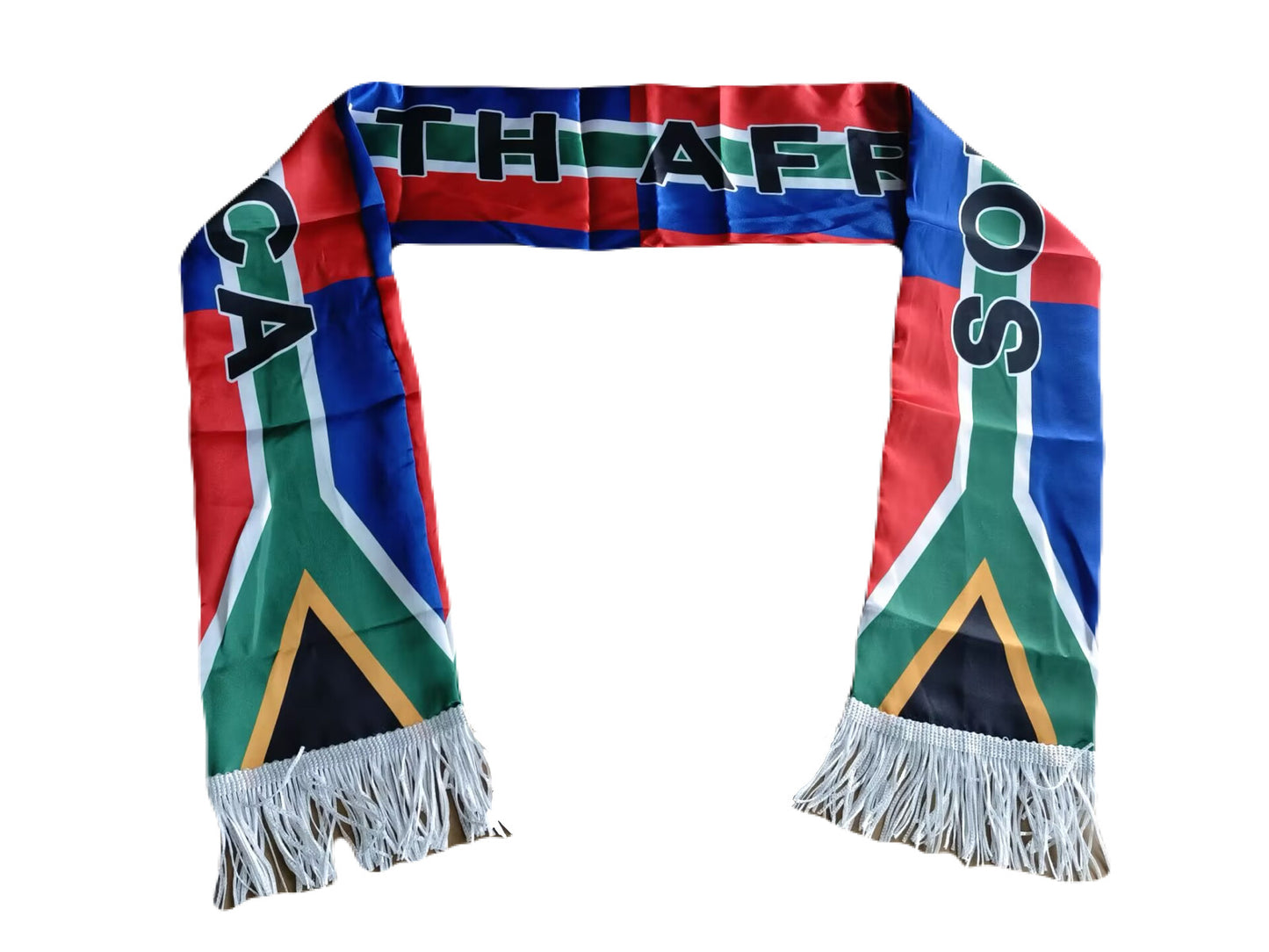 South Africa Scarf Double Sided Satin 145 x 15 cm