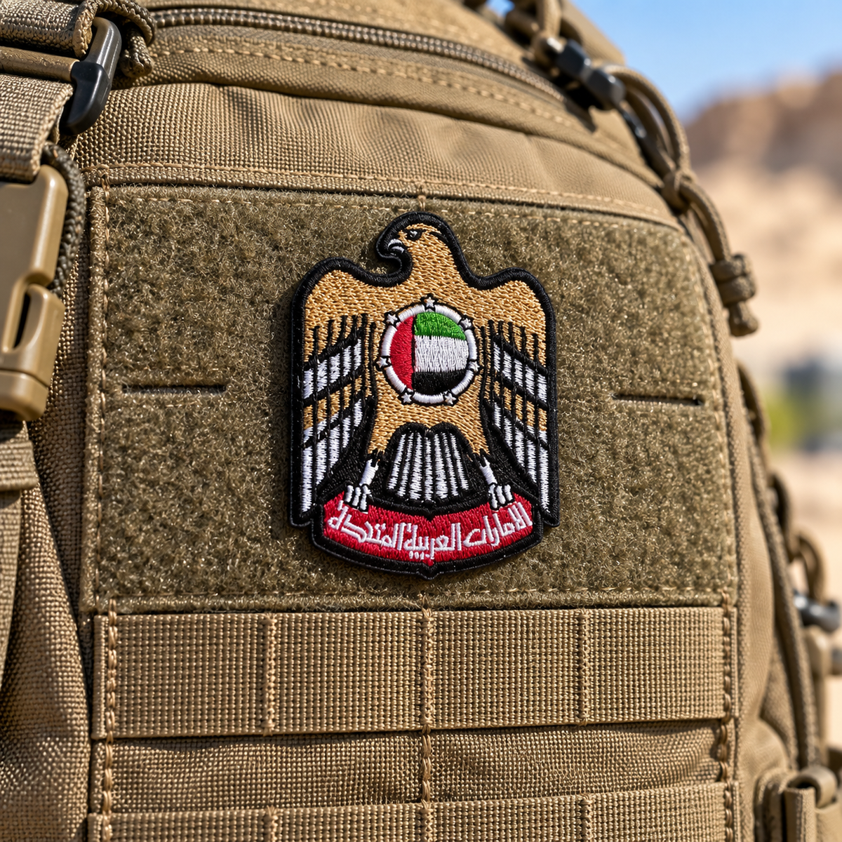 UAE National Emblem embroidered falcon patch – photo 4