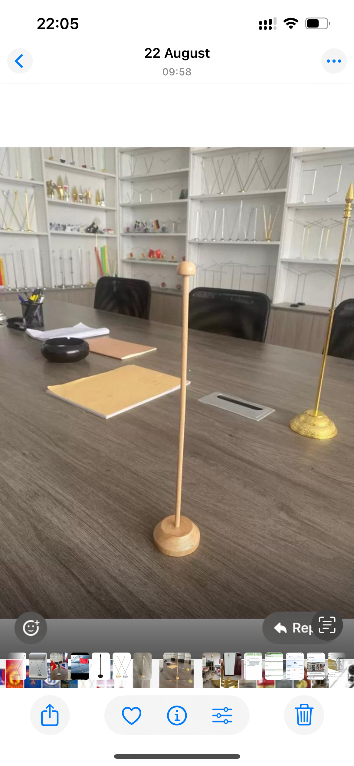 Wooden Single Pole