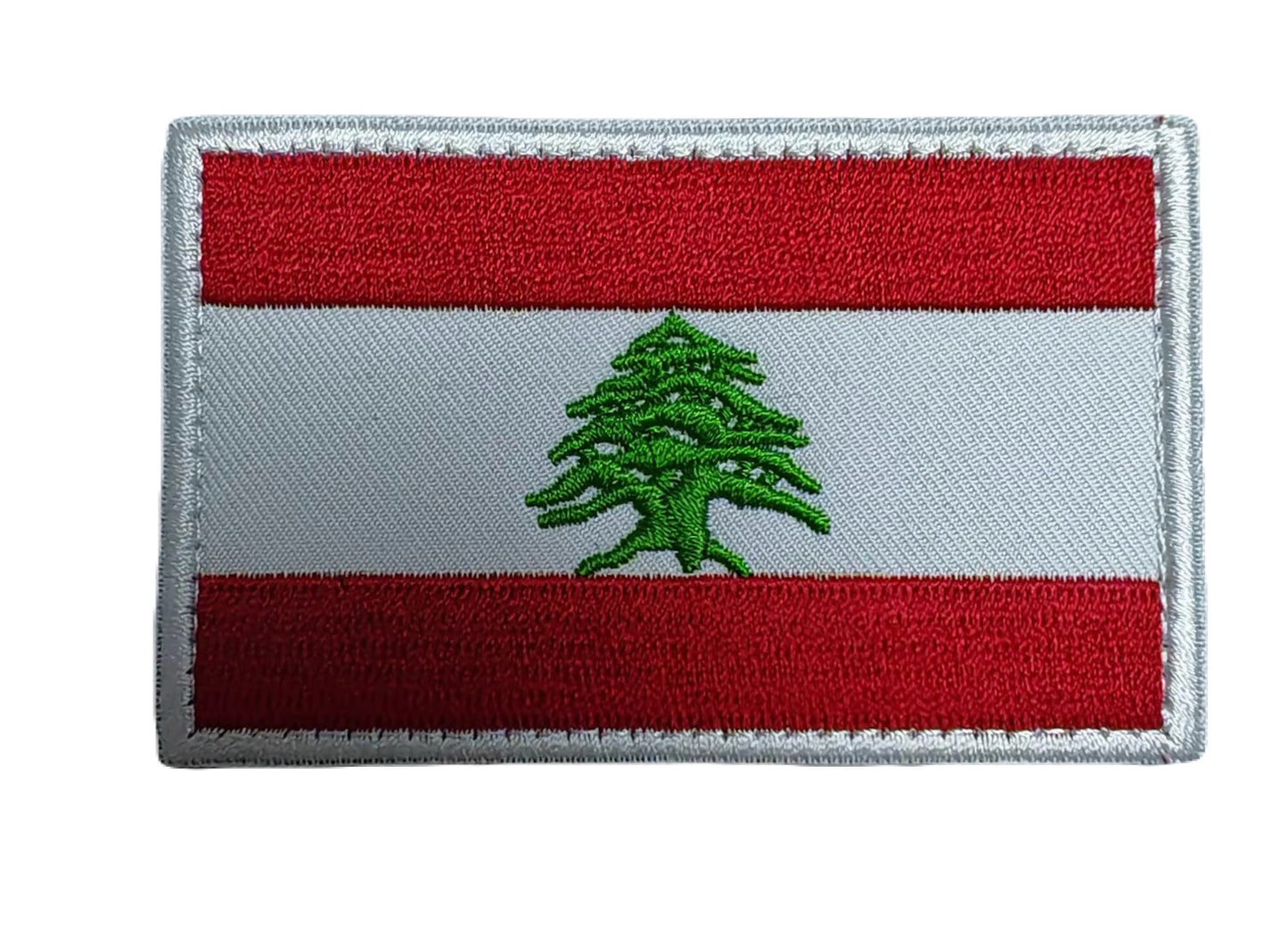 Flag Embroidered Patch / Badge with Hook and Loop Velcro Backing - 8 X 5 cm / 3.15 X 1.97 inch - For Bags Backpacks Clothing …