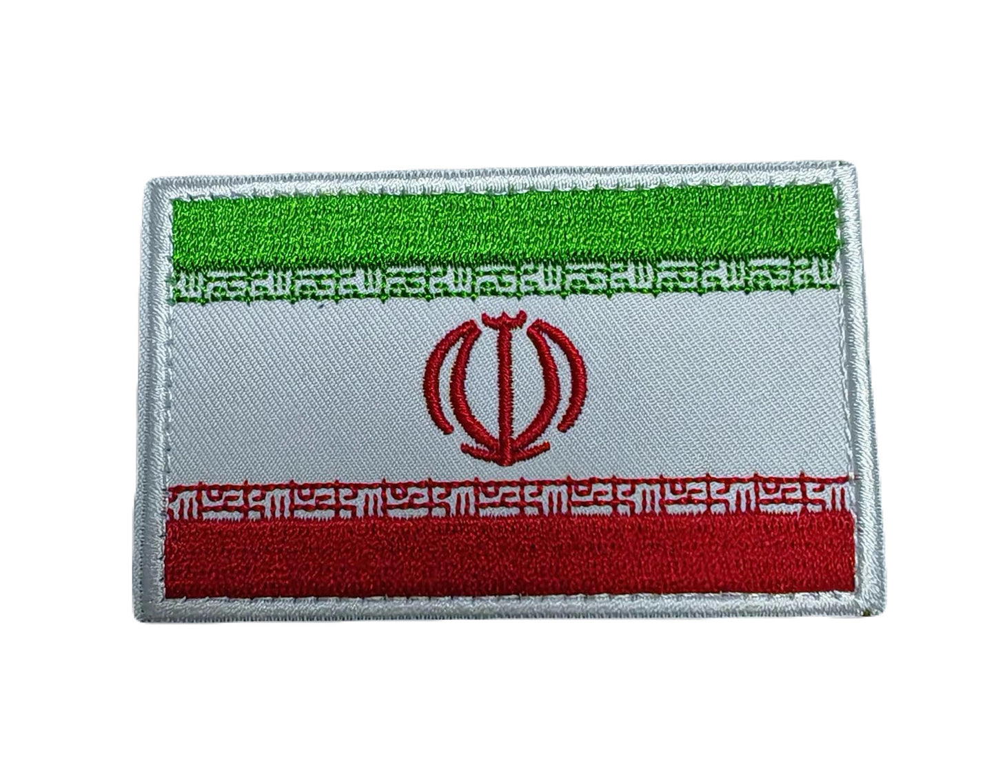 Flag Embroidered Patch / Badge with Hook and Loop Velcro Backing - 8 X 5 cm / 3.15 X 1.97 inch - For Bags Backpacks Clothing …