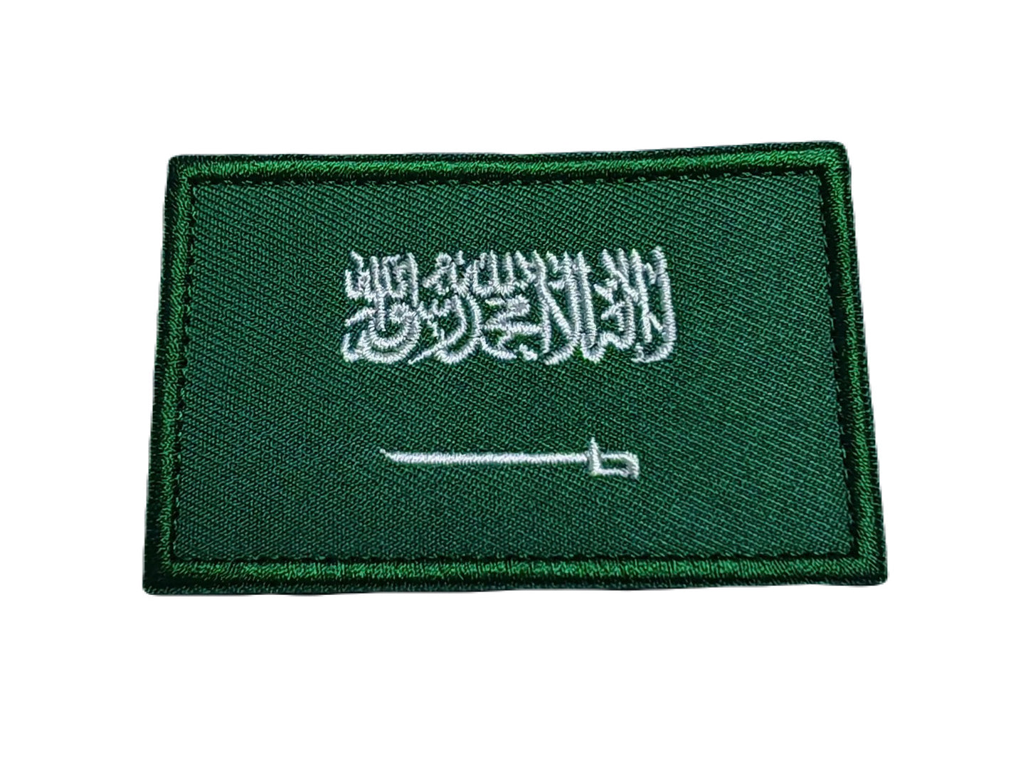 Flag Embroidered Patch / Badge with Hook and Loop Velcro Backing - 8 X 5 cm / 3.15 X 1.97 inch - For Bags Backpacks Clothing …