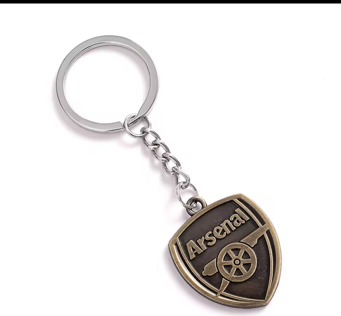 Arsenal Premium Engraved Alloy Keychain (colored / brass)