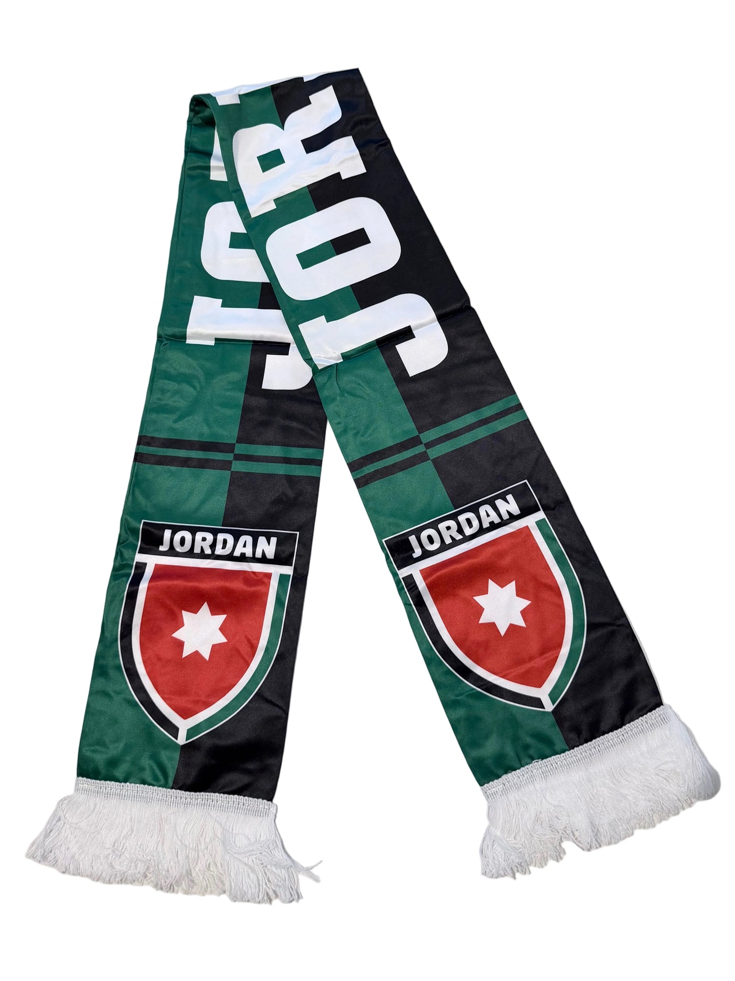 Jordan Football Scarves - Satin Double Sided - Premium Quality - 145 X 15 cm