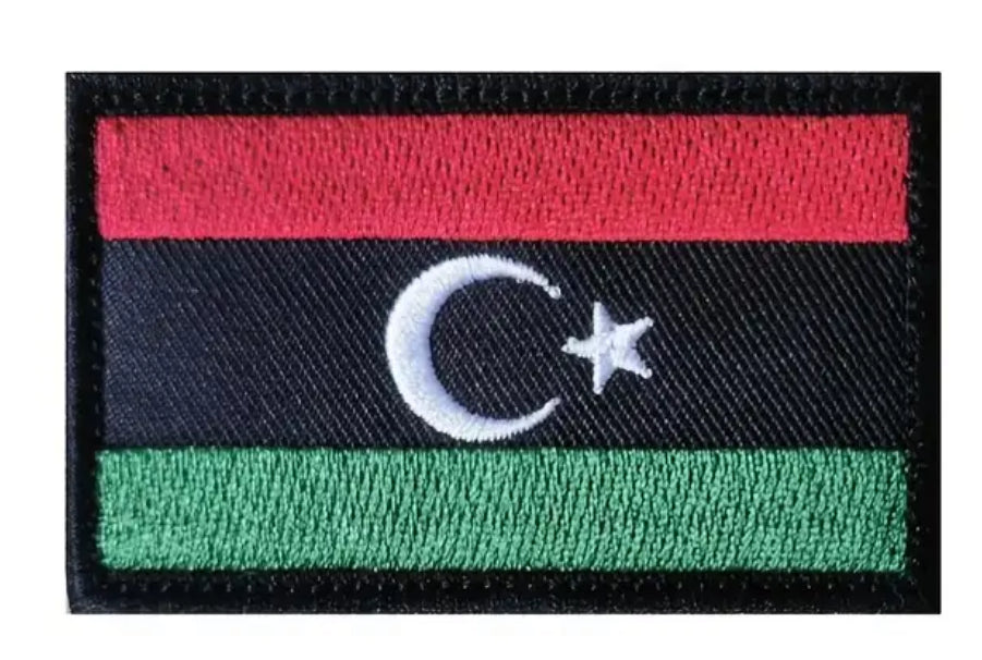 Flag Embroidered Patch / Badge with Hook and Loop Velcro Backing - 8 X 5 cm / 3.15 X 1.97 inch - For Bags Backpacks Clothing …