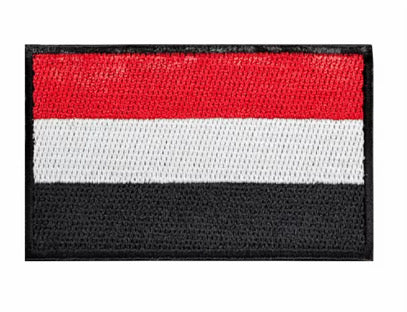 Flag Embroidered Patch / Badge with Hook and Loop Velcro Backing - 8 X 5 cm / 3.15 X 1.97 inch - For Bags Backpacks Clothing …