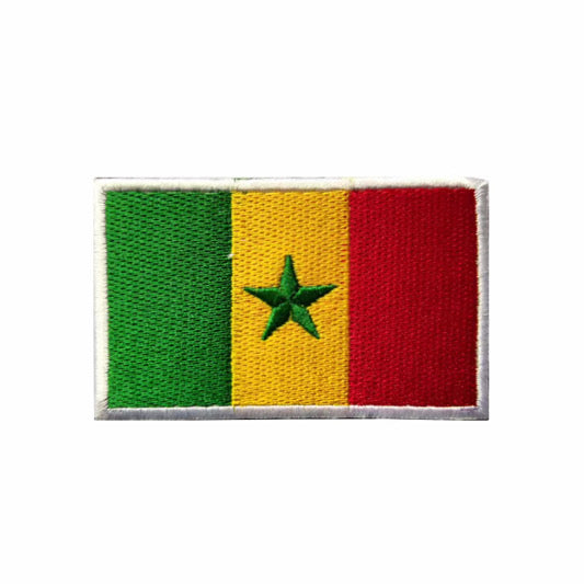 Flag Embroidered Patch / Badge with Hook and Loop Velcro Backing - 8 X 5 cm / 3.15 X 1.97 inch - For Bags Backpacks Clothing …