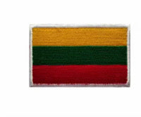 Flag Embroidered Patch / Badge with Hook and Loop Velcro Backing - 8 X 5 cm / 3.15 X 1.97 inch - For Bags Backpacks Clothing …