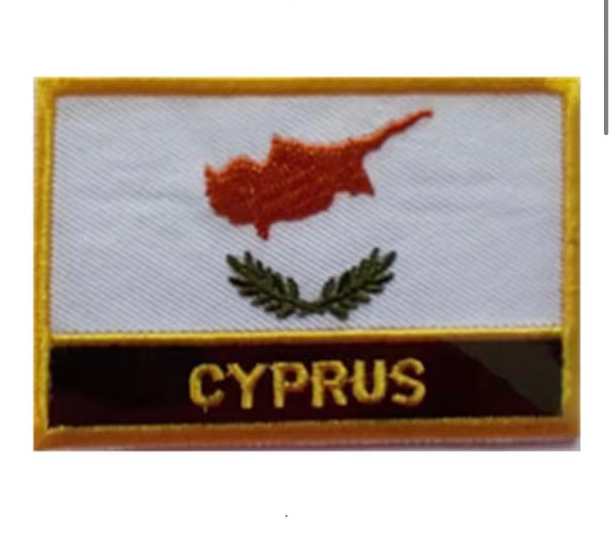 Flag Embroidered Patch / Badge with Hook and Loop Velcro Backing - 8 X 5 cm / 3.15 X 1.97 inch - For Bags Backpacks Clothing …