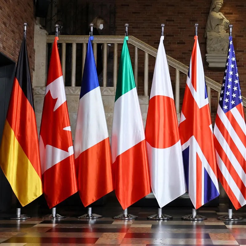 Conference Flag in Double Sided Bridal Satin + 2 / 2.7m Adjustable Pole
