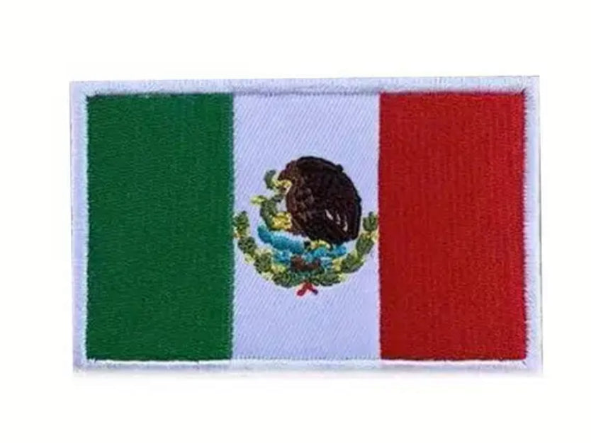 Flag Embroidered Patch / Badge with Hook and Loop Velcro Backing - 8 X 5 cm / 3.15 X 1.97 inch - For Bags Backpacks Clothing …