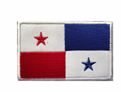 Flag Embroidered Patch / Badge with Hook and Loop Velcro Backing - 8 X 5 cm / 3.15 X 1.97 inch - For Bags Backpacks Clothing …