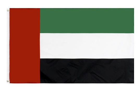 UAE Flag - Hoisting - Oxford 400D - Double Sided | Outdoor Flag for UAE National Day & Official Events