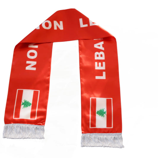 Lebanon scarf Satin Double Sided 145 X 15 cm #2
