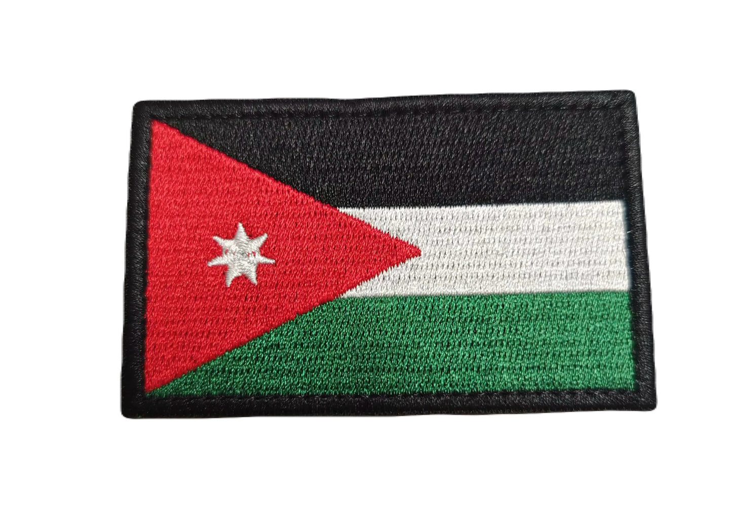 Flag Embroidered Patch / Badge with Hook and Loop Velcro Backing - 8 X 5 cm / 3.15 X 1.97 inch - For Bags Backpacks Clothing …