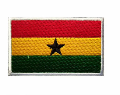 Flag Embroidered Patch / Badge with Hook and Loop Velcro Backing - 8 X 5 cm / 3.15 X 1.97 inch - For Bags Backpacks Clothing …