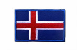 Flag Embroidered Patch / Badge with Hook and Loop Velcro Backing - 8 X 5 cm / 3.15 X 1.97 inch - For Bags Backpacks Clothing …