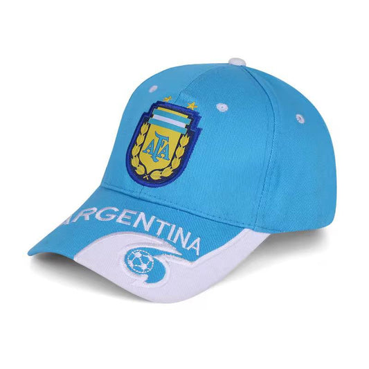 Argentina 2026 World Cup Commemorative Embroidered Cap – Premium Soccer Fan Headwear