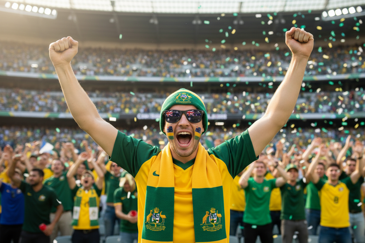 Australia Fan Glasses