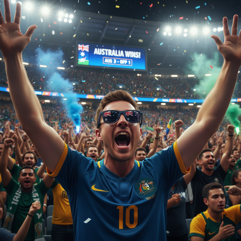 Australia Fan Glasses