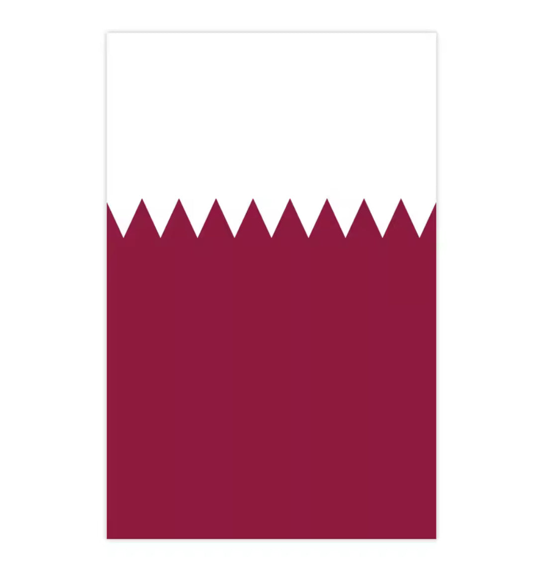 Qatar Country Bunting Flags – 12m String (32 Flags) for Events & Celebrations