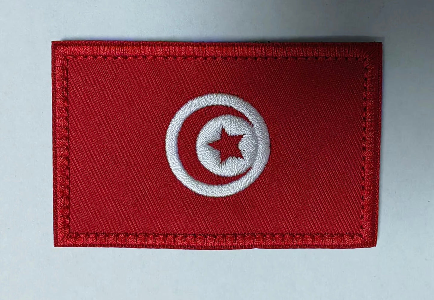 Flag Embroidered Patch / Badge with Hook and Loop Velcro Backing - 8 X 5 cm / 3.15 X 1.97 inch - For Bags Backpacks Clothing …