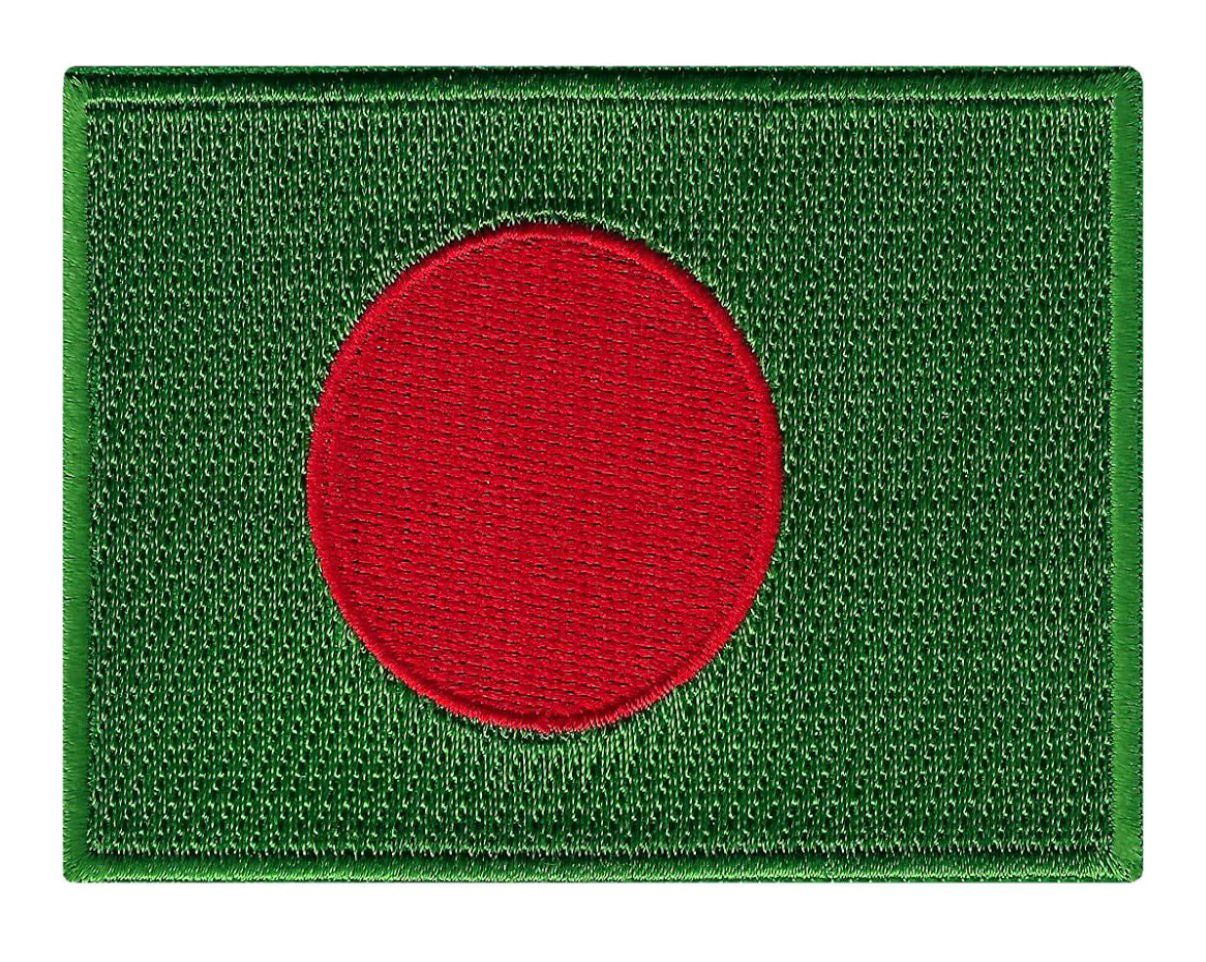 Flag Embroidered Patch / Badge with Hook and Loop Velcro Backing - 8 X 5 cm / 3.15 X 1.97 inch - For Bags Backpacks Clothing …