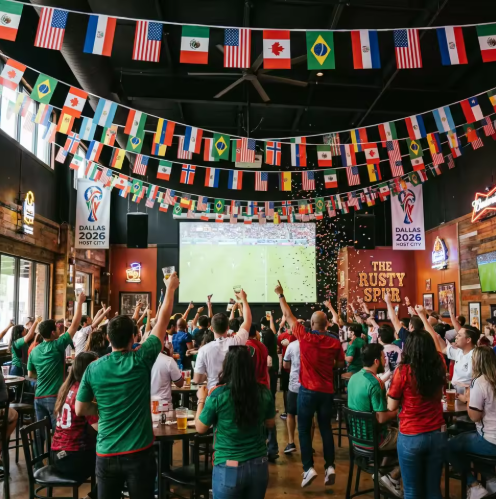 Premium World Cup 2026 Bunting Flag Tournament Decoration – 15m Long, 14x21 cm Nations Banner