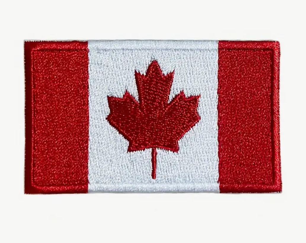 Flag Embroidered Patch / Badge with Hook and Loop Velcro Backing - 8 X 5 cm / 3.15 X 1.97 inch - For Bags Backpacks Clothing …