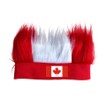 Canada Open-top Flag Wig Crazy Hair Hat headband Polyester Stretchy