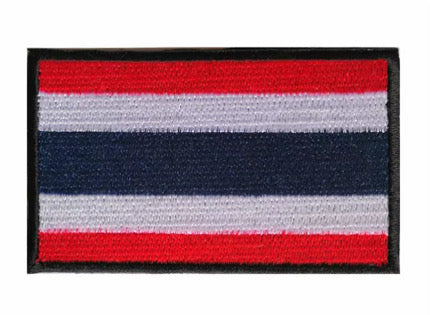 Flag Embroidered Patch / Badge with Hook and Loop Velcro Backing - 8 X 5 cm / 3.15 X 1.97 inch - For Bags Backpacks Clothing …