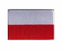 Flag Embroidered Patch / Badge with Hook and Loop Velcro Backing - 8 X 5 cm / 3.15 X 1.97 inch - For Bags Backpacks Clothing …