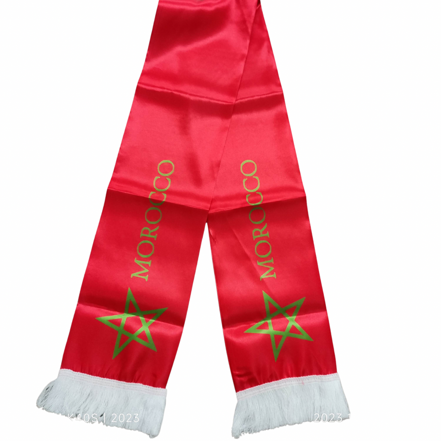 Morocco Scarf Double Sided Satin 145 X 15 cm