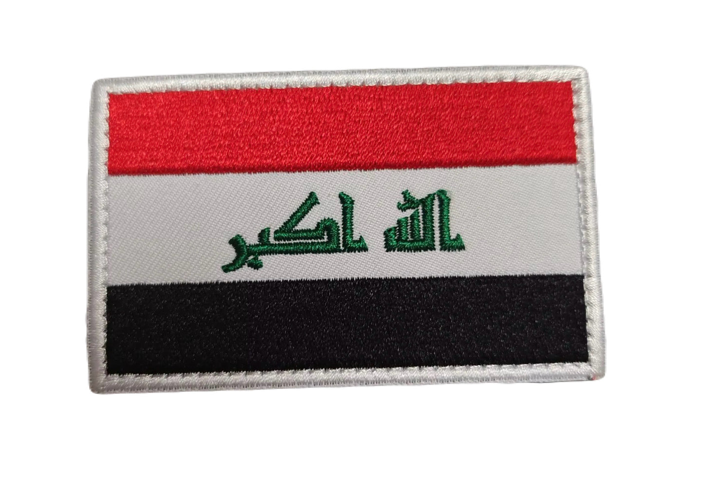 Flag Embroidered Patch / Badge with Hook and Loop Velcro Backing - 8 X 5 cm / 3.15 X 1.97 inch - For Bags Backpacks Clothing …